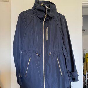 Cole Haan NWT Packable Hooded Raincoat